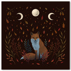 Autumn Fox Gallery-Wrapped Canvas Wall Art
