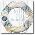 Sea & Sand Chistmas Gallery-Wrapped Canvas Wall Art