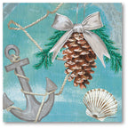 Christmas by the Sea I Gallery-Wrapped Canvas Wall Art