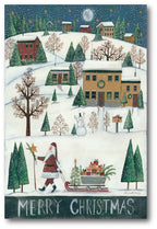 Merry Christmas Gallery-Wrapped Canvas Wall Art