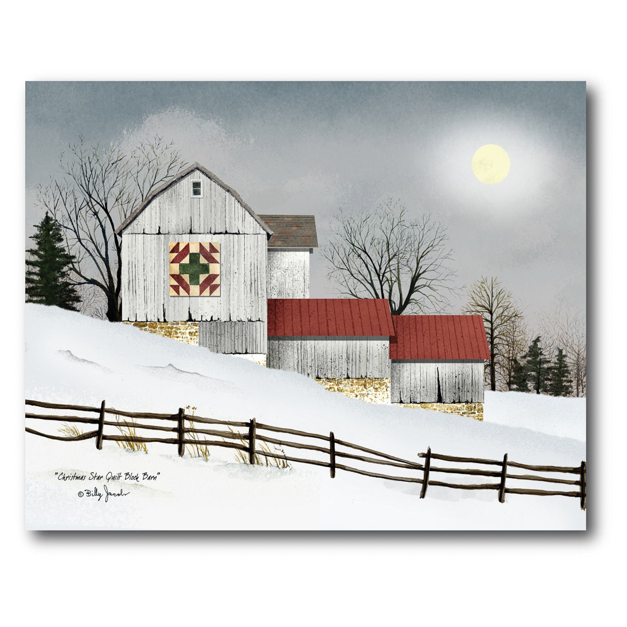 Quilted Barn Gallery-Wrapped Canvas Wall Art