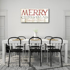 Merry Christmas V Gallery-Wrapped Canvas Wall Art