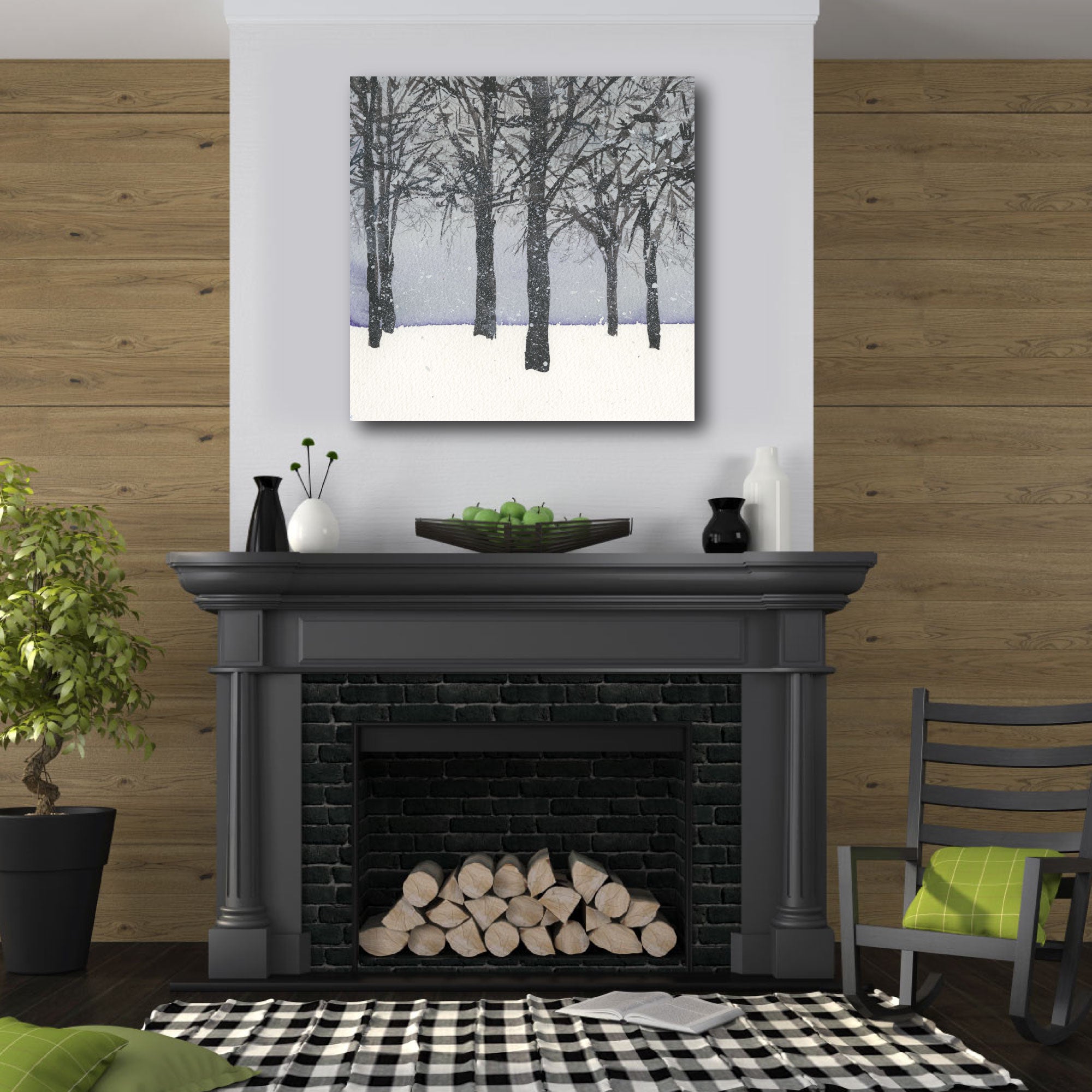 Winter I Gallery-Wrapped Canvas Wall Art