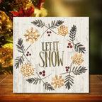 Let it Snow Gallery-Wrapped Canvas Wall Art