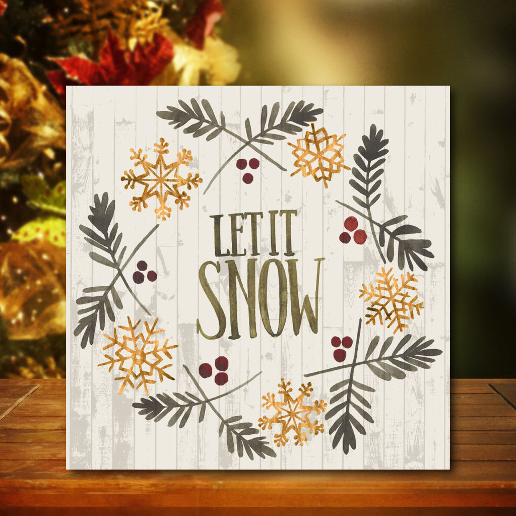 Let it Snow Gallery-Wrapped Canvas Wall Art