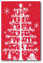 Folk Art Christmas Gallery-Wrapped Canvas Wall Art