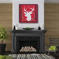 Over the River Reindeer Gallery-Wrapped Canvas Wall Art