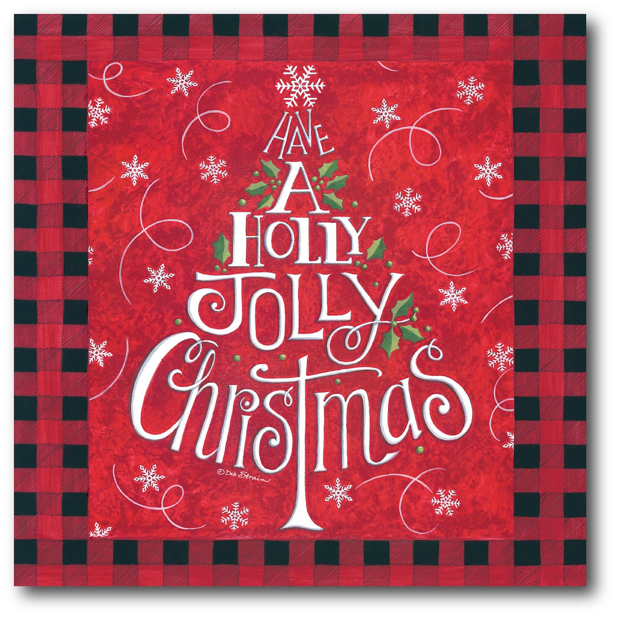 Have a Holly Jolly Christmas Gallery-Wrapped Canvas Wall Art