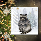 C ozy Woodland Animal IV Gallery-Wrapped Canvas Wall Art