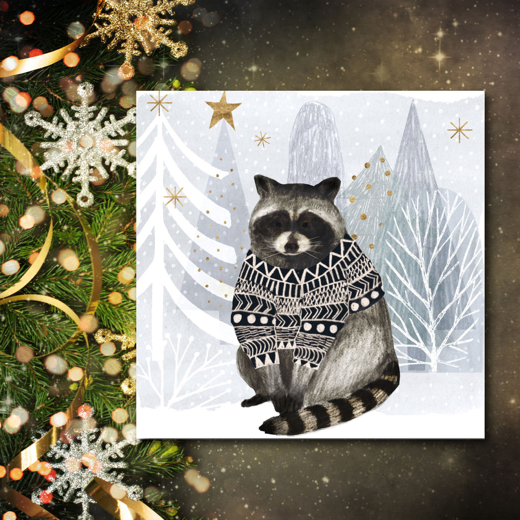 C ozy Woodland Animal IV Gallery-Wrapped Canvas Wall Art