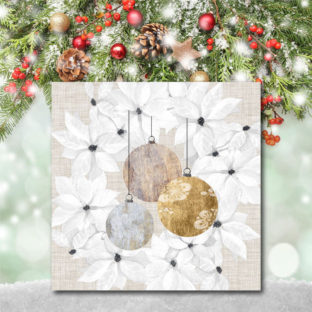 Sophisticated Christmas III Gallery-Wrapped Canvas Wall Art