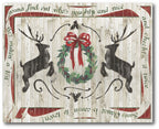 Lodge Christmas I Gallery-Wrapped Canvas Wall Art