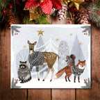 Christmas Woodland I Gallery-Wrapped Canvas Wall Art