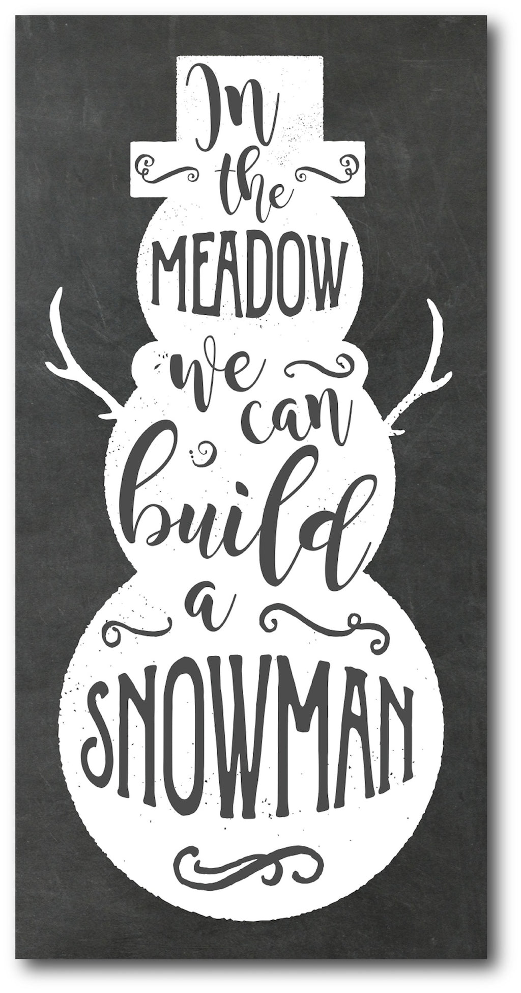 Build A Snowman Gallery-Wrapped Canvas Wall Art