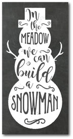 Build A Snowman Gallery-Wrapped Canvas Wall Art