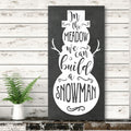 Build A Snowman Gallery-Wrapped Canvas Wall Art
