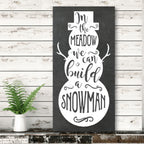 Build A Snowman Gallery-Wrapped Canvas Wall Art