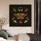 Autumn Moth Gallery-Wrapped Canvas Wall Art