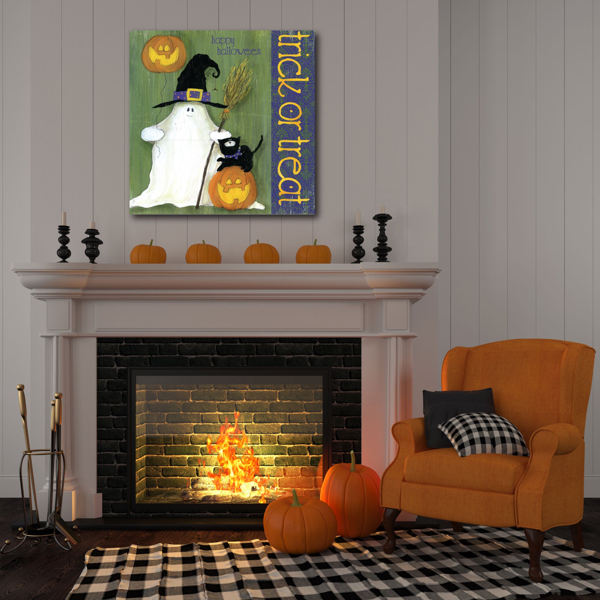 Trick or Treat Gallery-Wrapped Canvas Wall Art