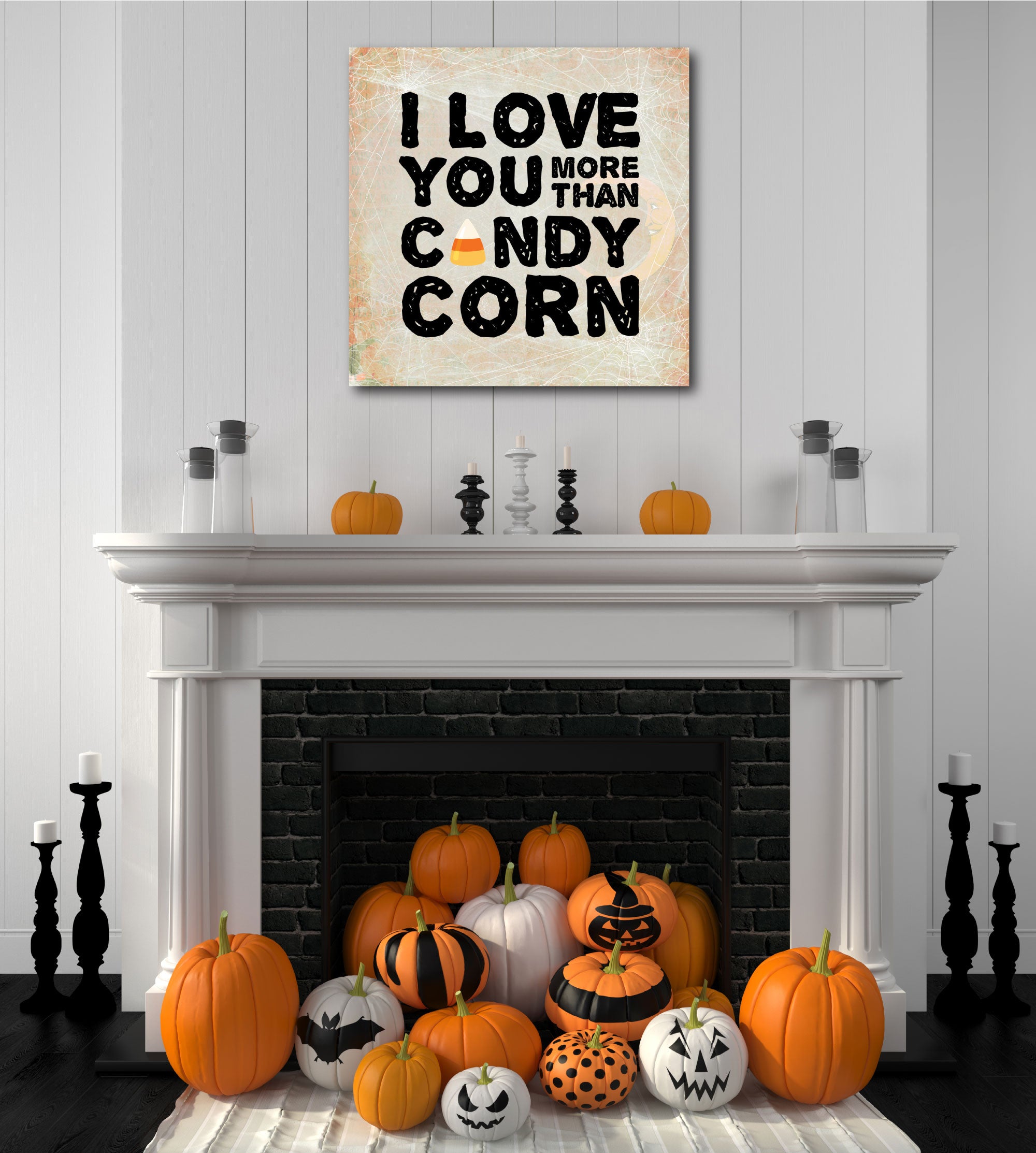 Candy Corn Gallery-Wrapped Canvas Wall Art