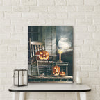 Night Watchman Gallery-Wrapped Canvas Wall Art
