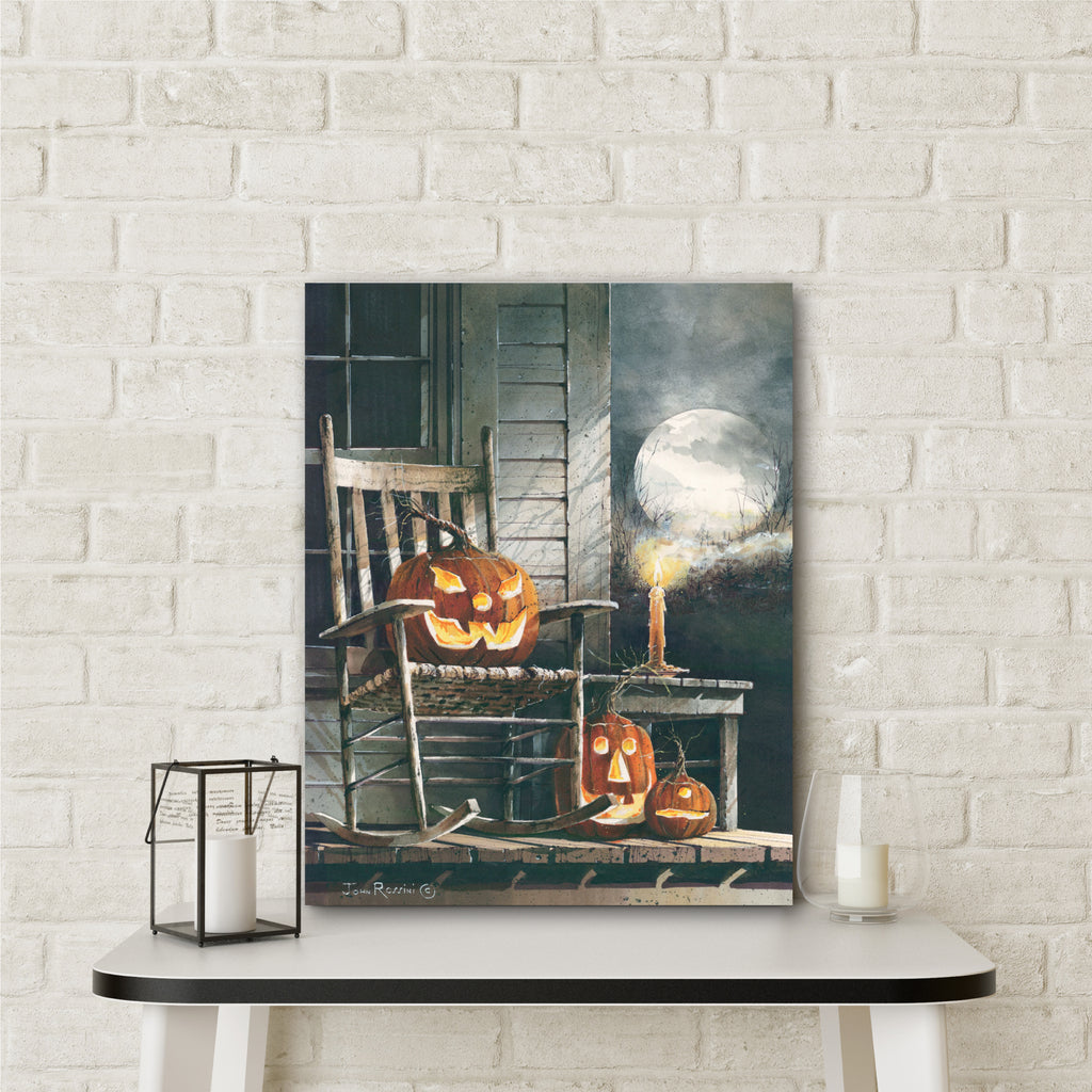 Night Watchman Gallery-Wrapped Canvas Wall Art