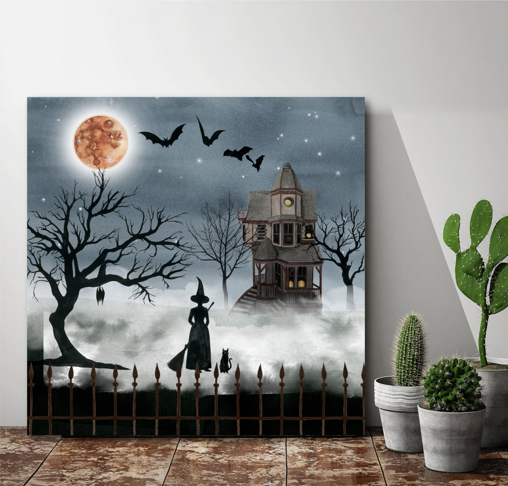 Harvest Moon I Gallery-Wrapped Canvas Wall Art