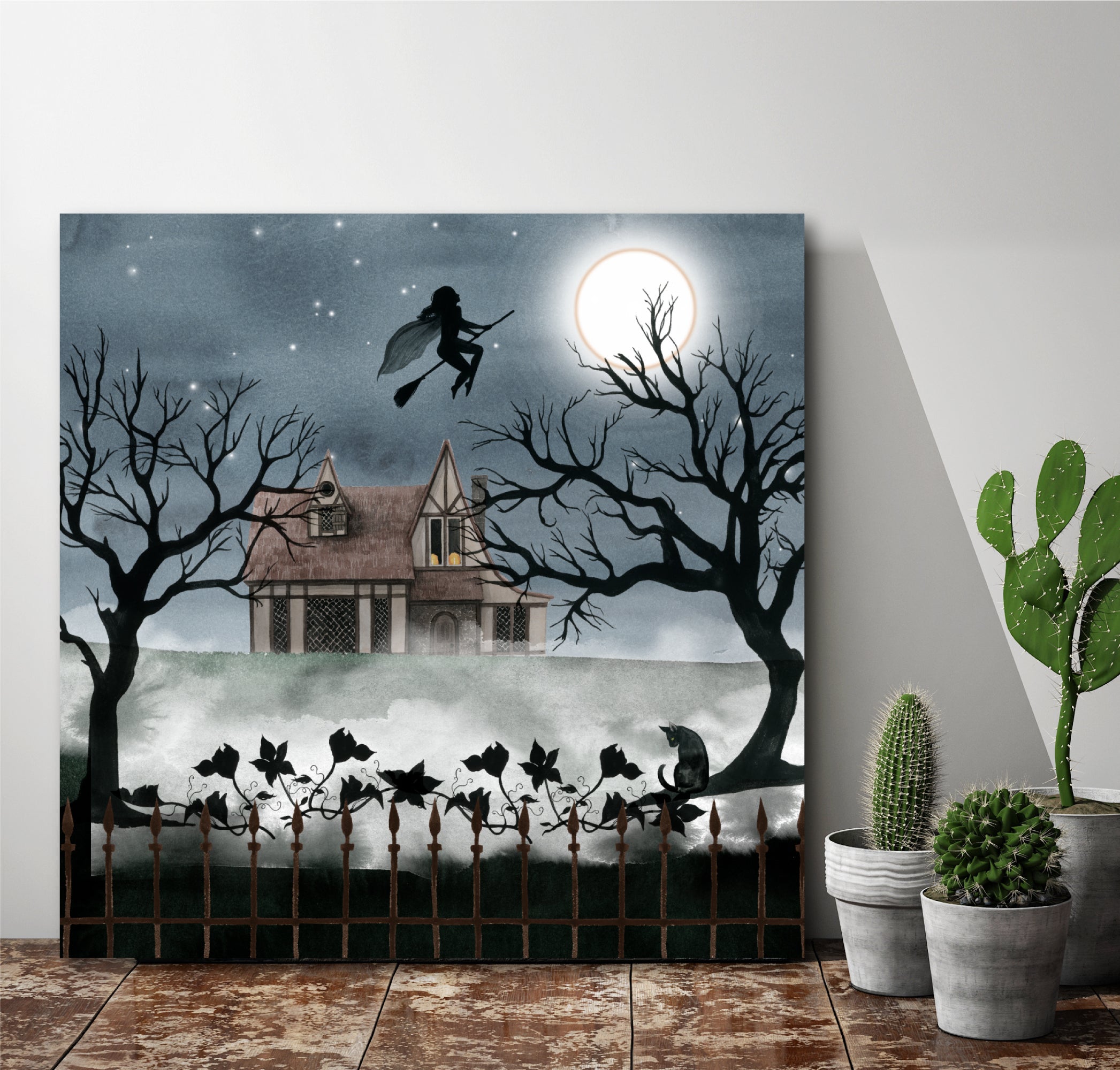 Harvest Moon II Gallery-Wrapped Canvas Wall Art