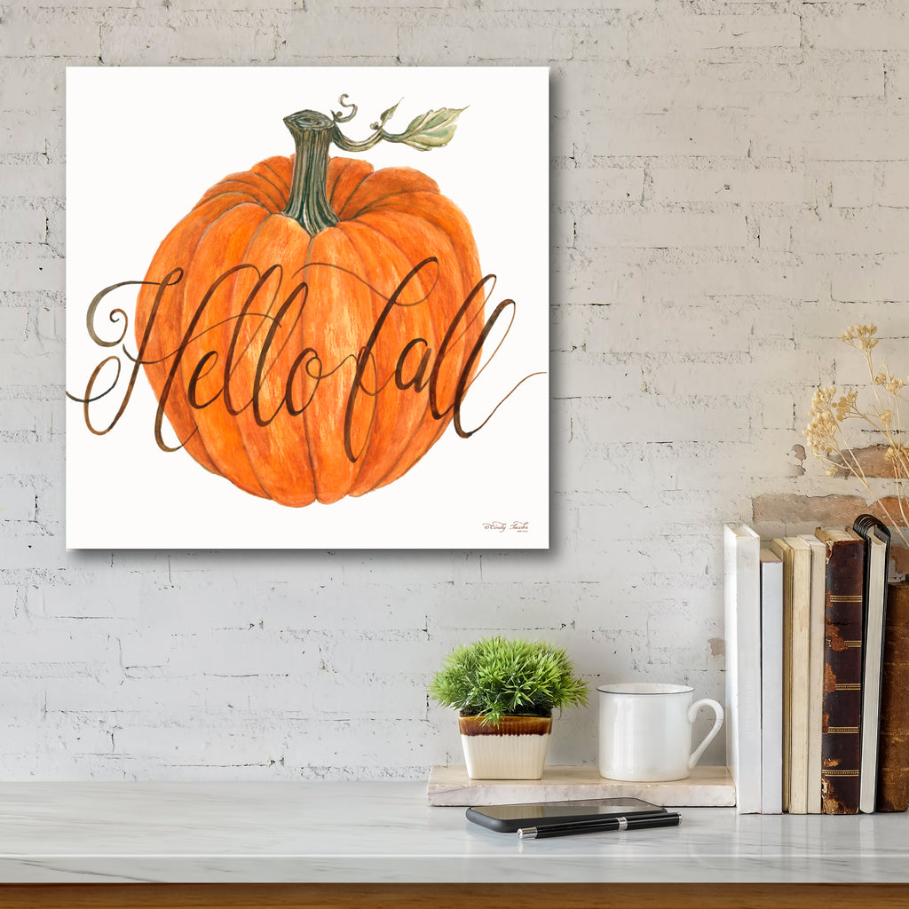 Hello Fall Gallery-Wrapped Canvas Wall Art