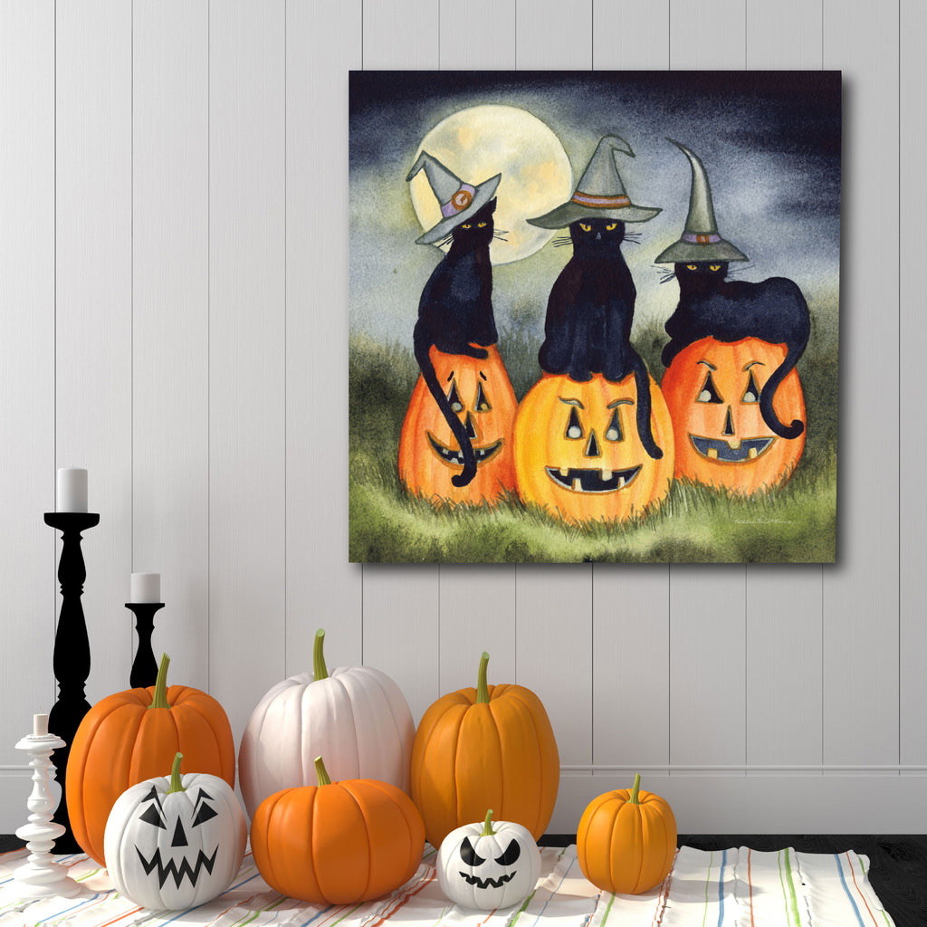 Haunting Halloween Gallery-Wrapped Canvas Wall Art