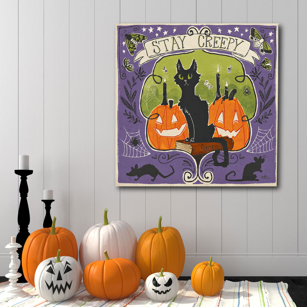Stay Creepy V Gallery-Wrapped Canvas Wall Art
