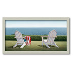 Celebrate 250 Spring House View Framed Canvas with Wounded Warrior Project