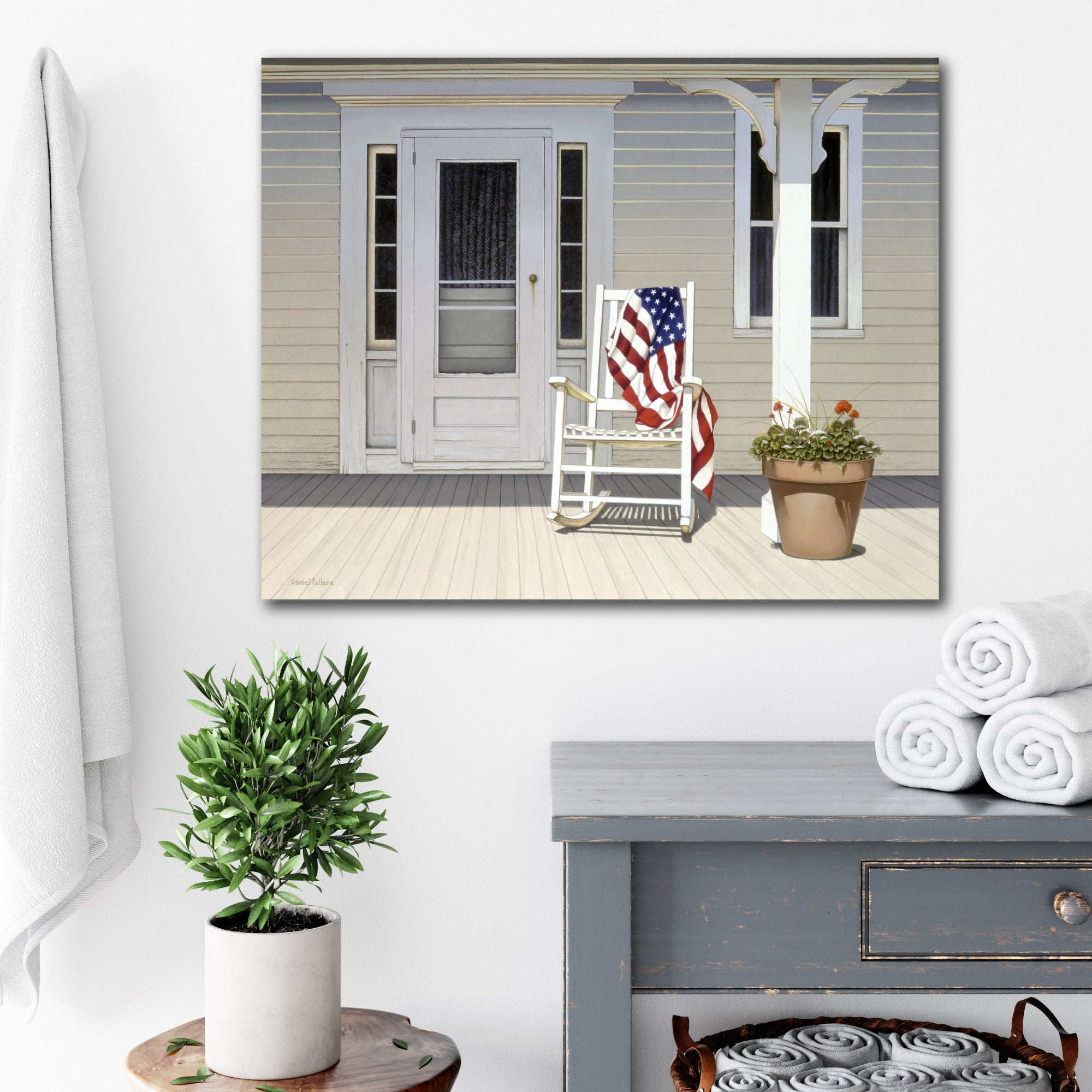 Celebrate 250 American Porch Gallery-Wrapped Canvas Wall Art with Wounded Warrior Project