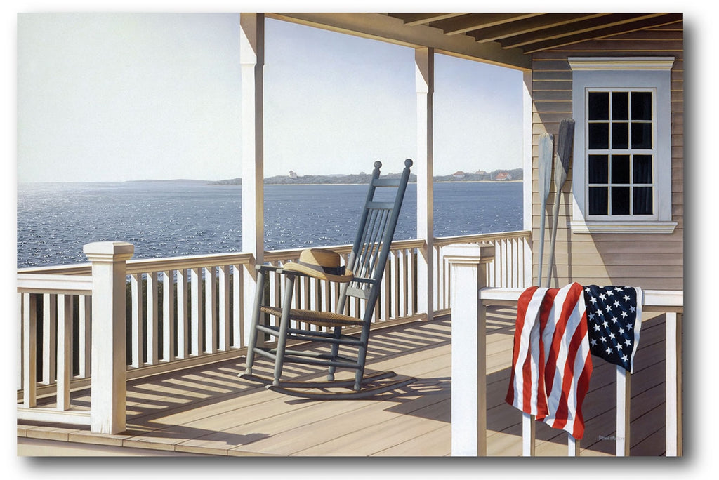 Celebrate 250 American Porch II Gallery-Wrapped Canvas Wall Art with Wounded Warrior Project