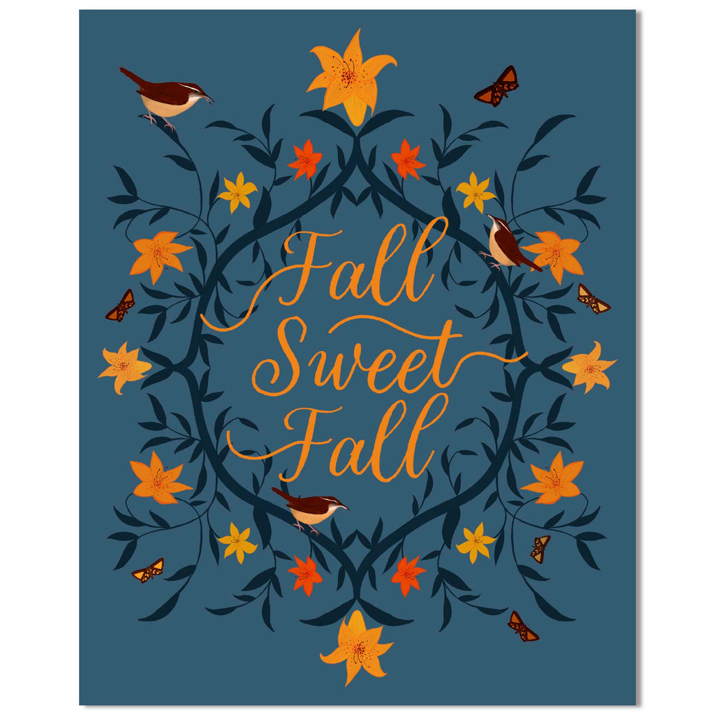 Fall Sweet Fall Gallery-Wrapped Canvas Wall Art