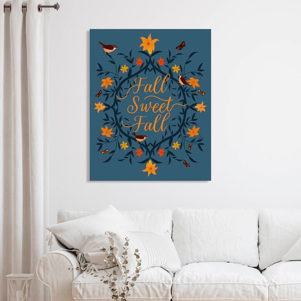 Fall Sweet Fall Gallery-Wrapped Canvas Wall Art