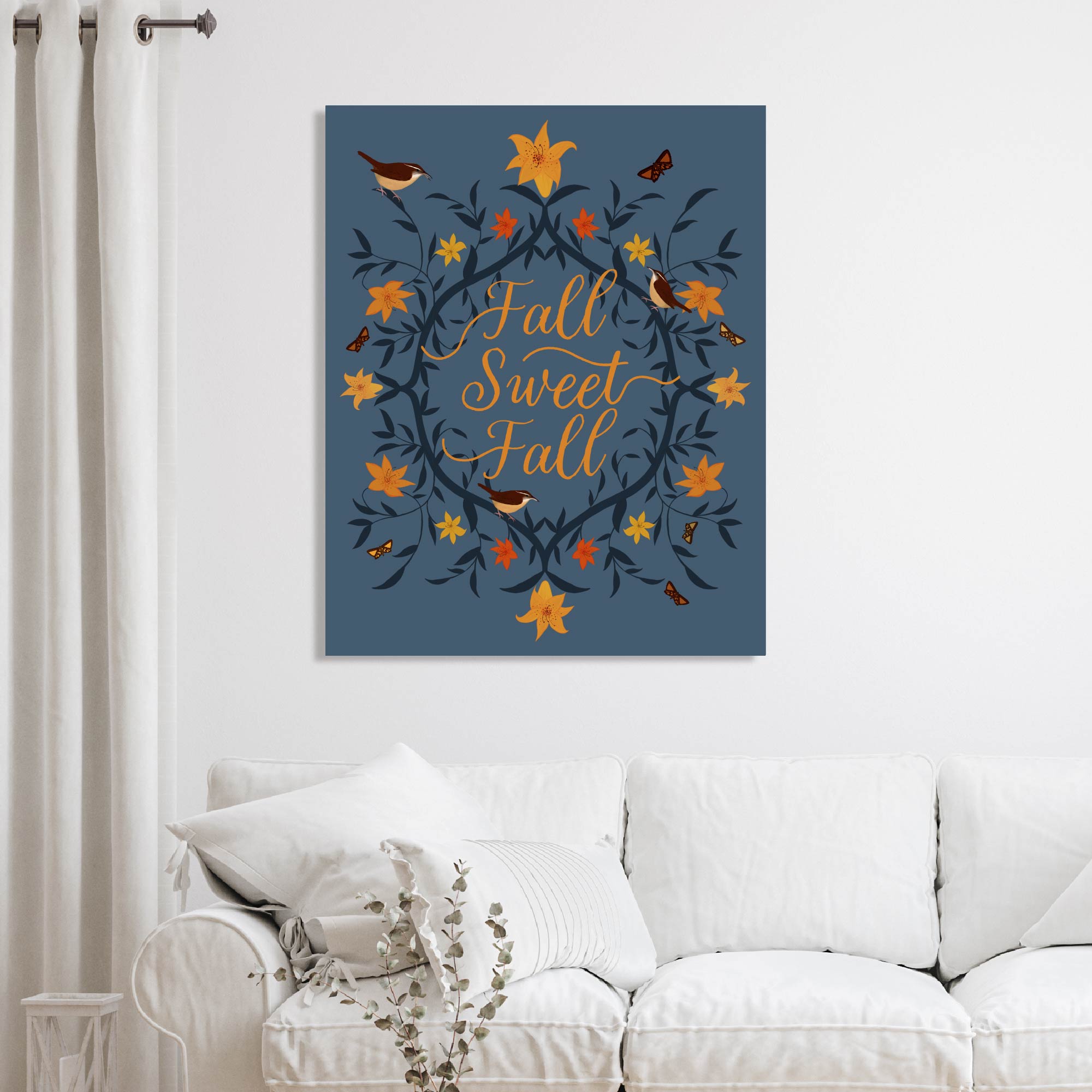 Fall Sweet Fall Gallery-Wrapped Canvas Wall Art