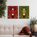 Nutcrackers 16" x 20" Gallery-Wrapped Canvas Wall Art Set