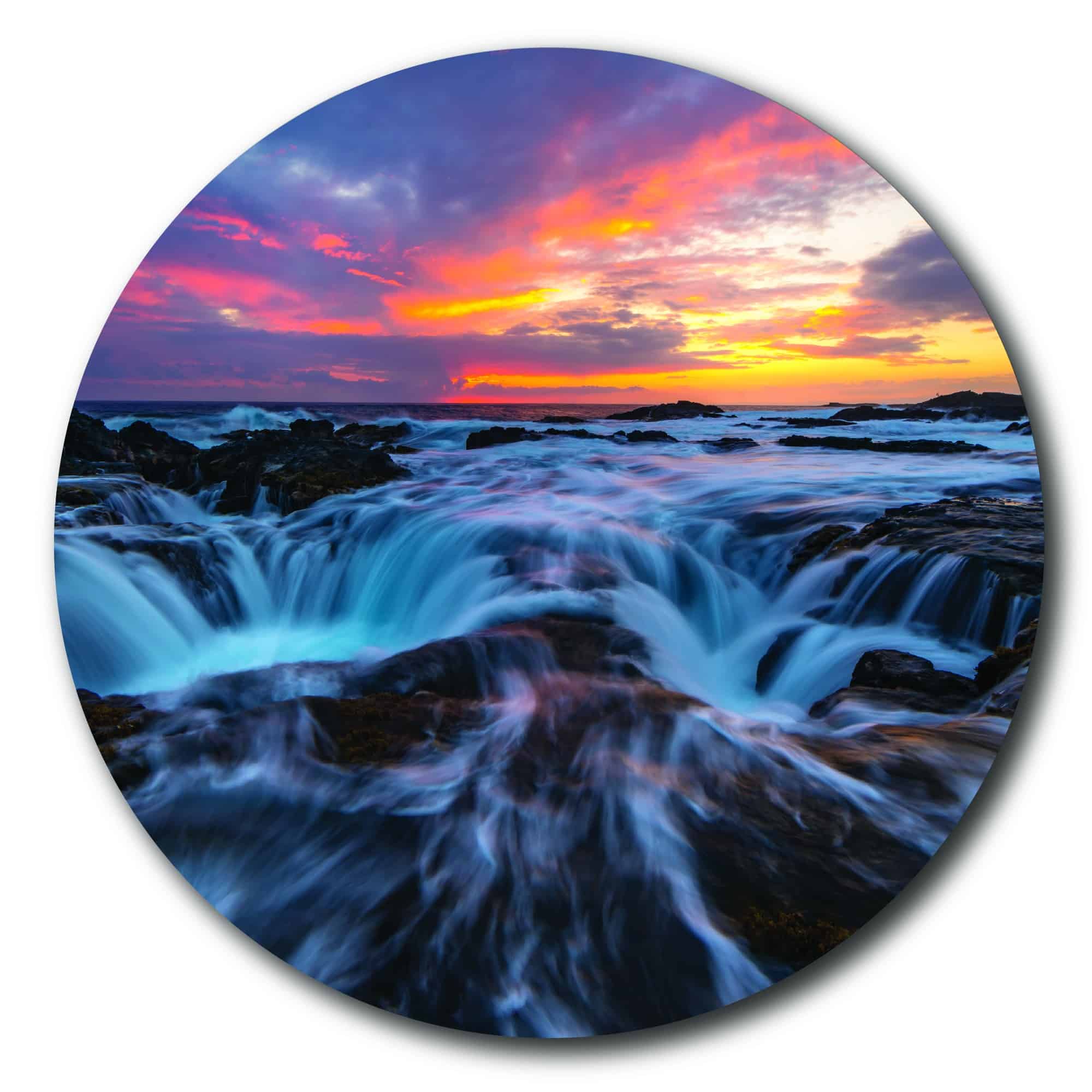 Rock Flow Wood Decor