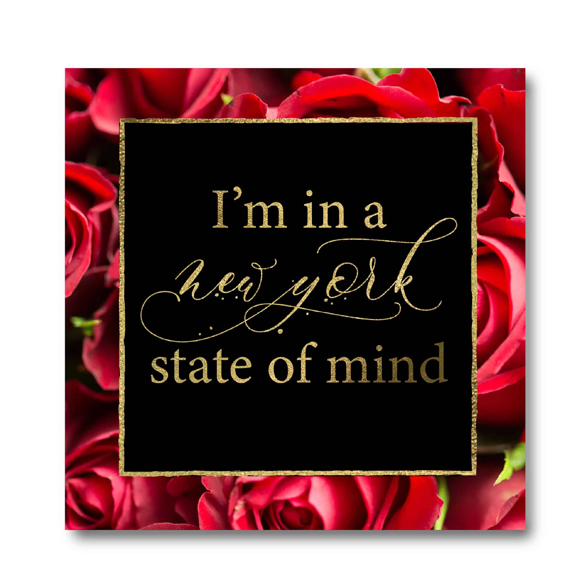 NYC Collection NYC Glamour 24"x 24" Acrylic Wall Art