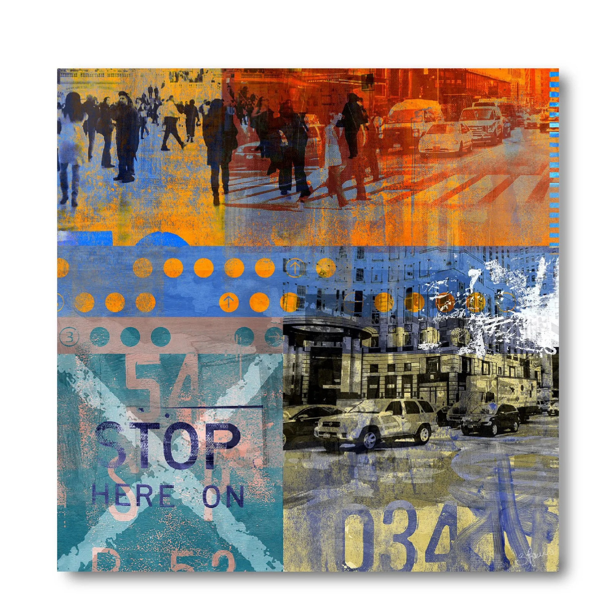 NYC Collection Move On XI 24"x 24" Acrylic Wall Art