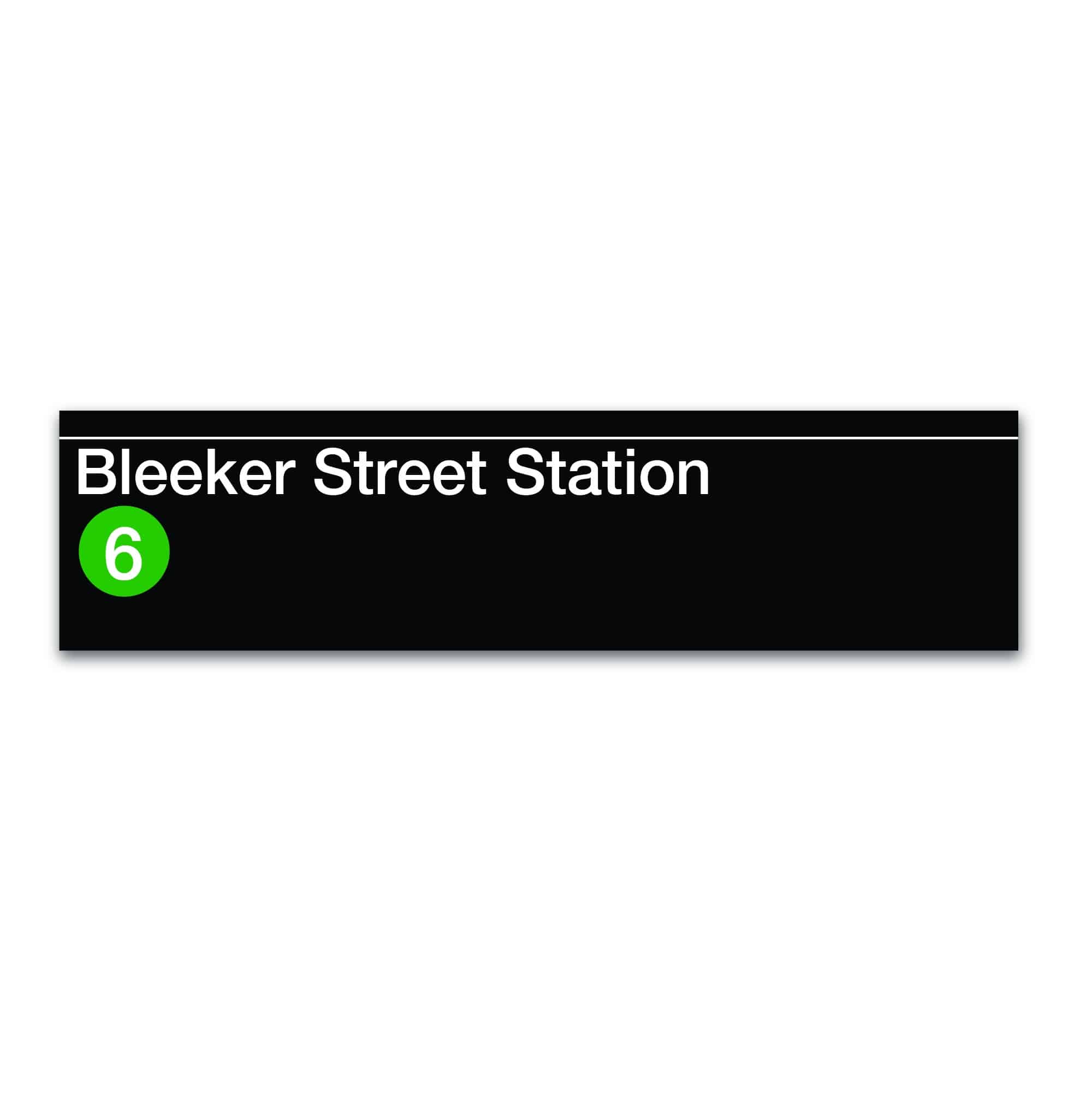 MTA Collection 'Bleeker Street Station' Wood Sign Decor