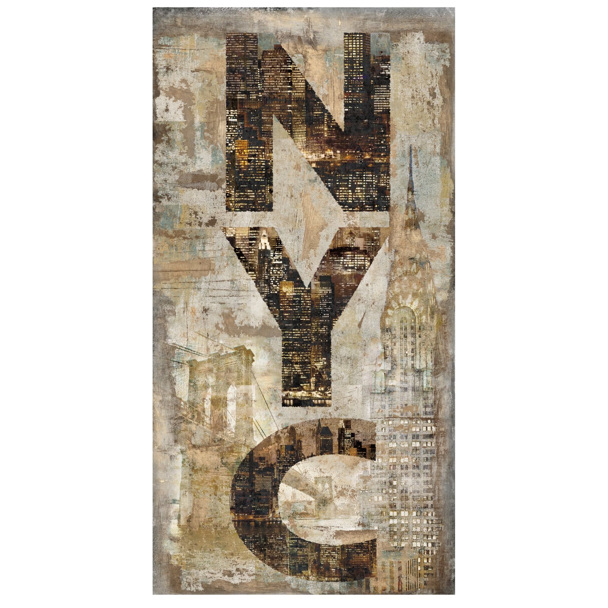 DormDigs™ NYC Vertical 45"x96" Mural