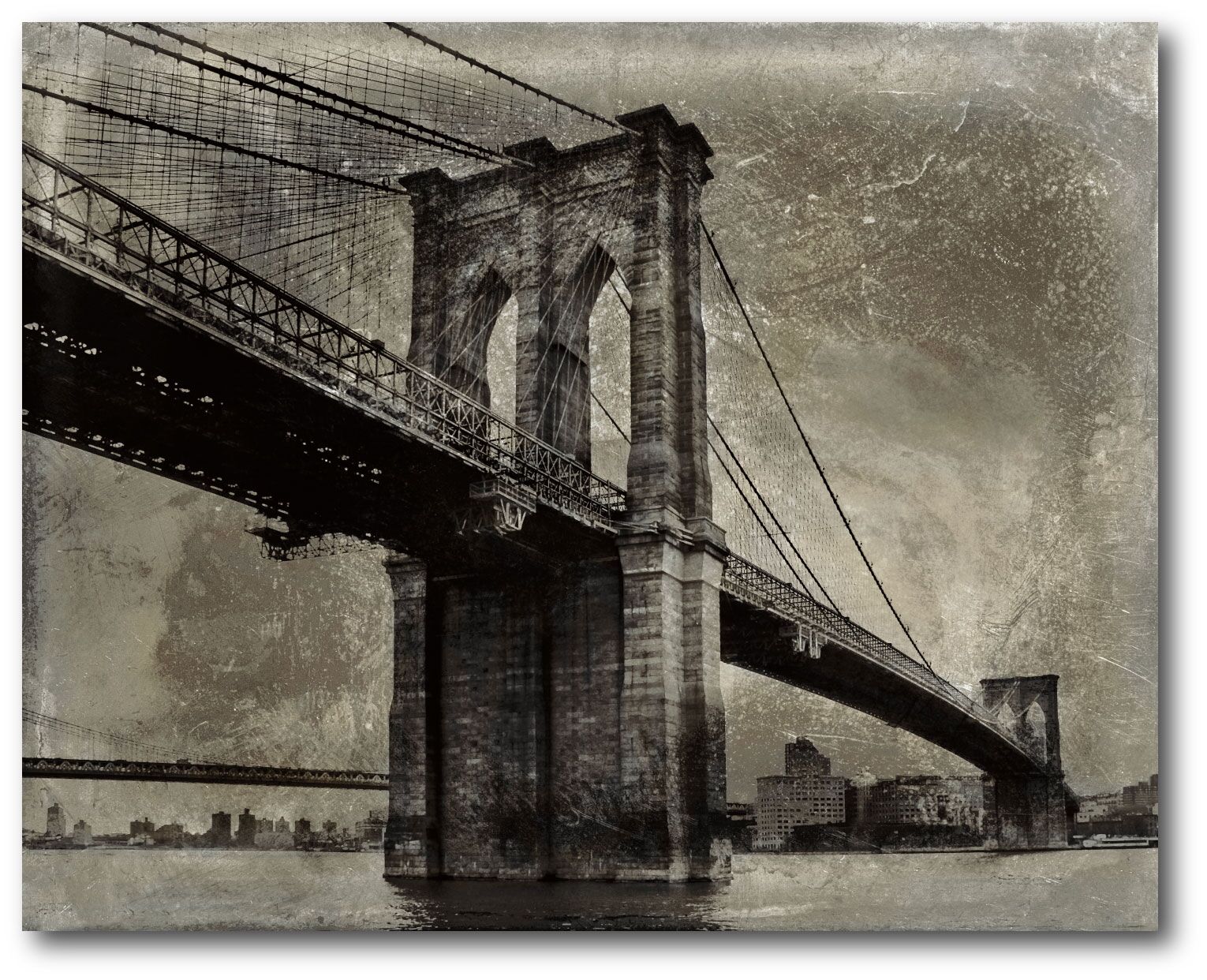 NYC Collection 'Bridge II' Gallery-Wrapped Canvas