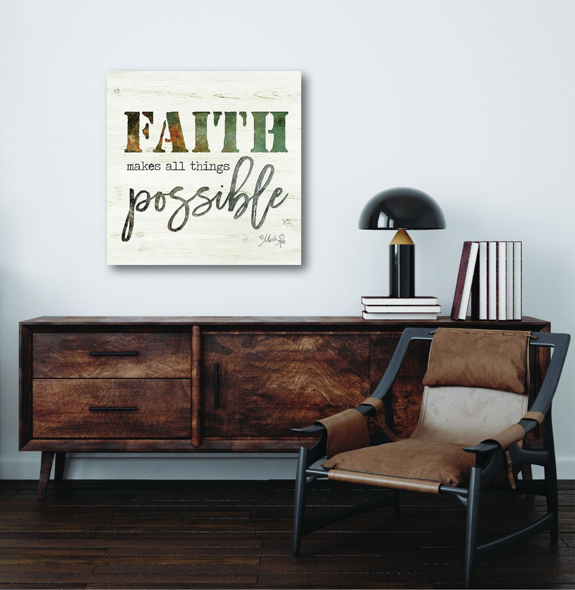 CLOSE IT OUT - Faith Makes Possible Gallery-Wrapped Canvas