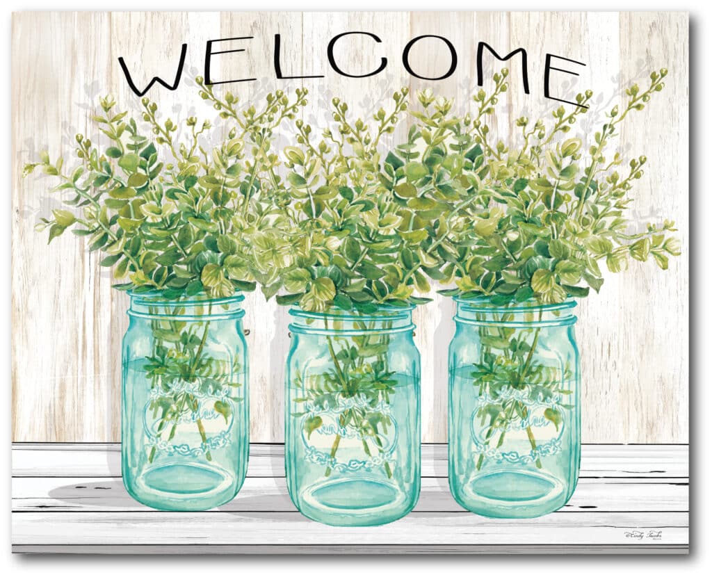 Welcome Wooden Artboard Decor