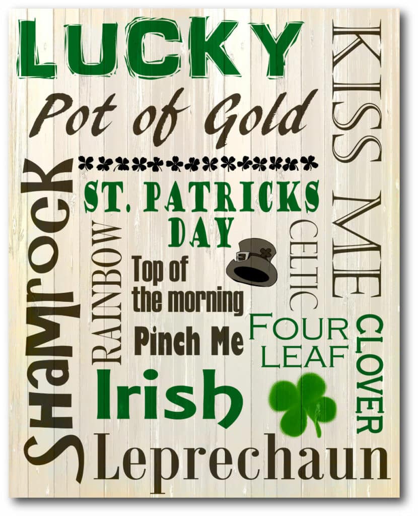 Luck of the Irish Art Board