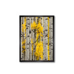 Golden Birch 30″x40″ Statement Piece – Framed Wood Decor