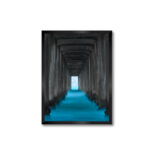 Sea Into The Tunnel 30″x40″ Statement Piece – Framed Wood Decor