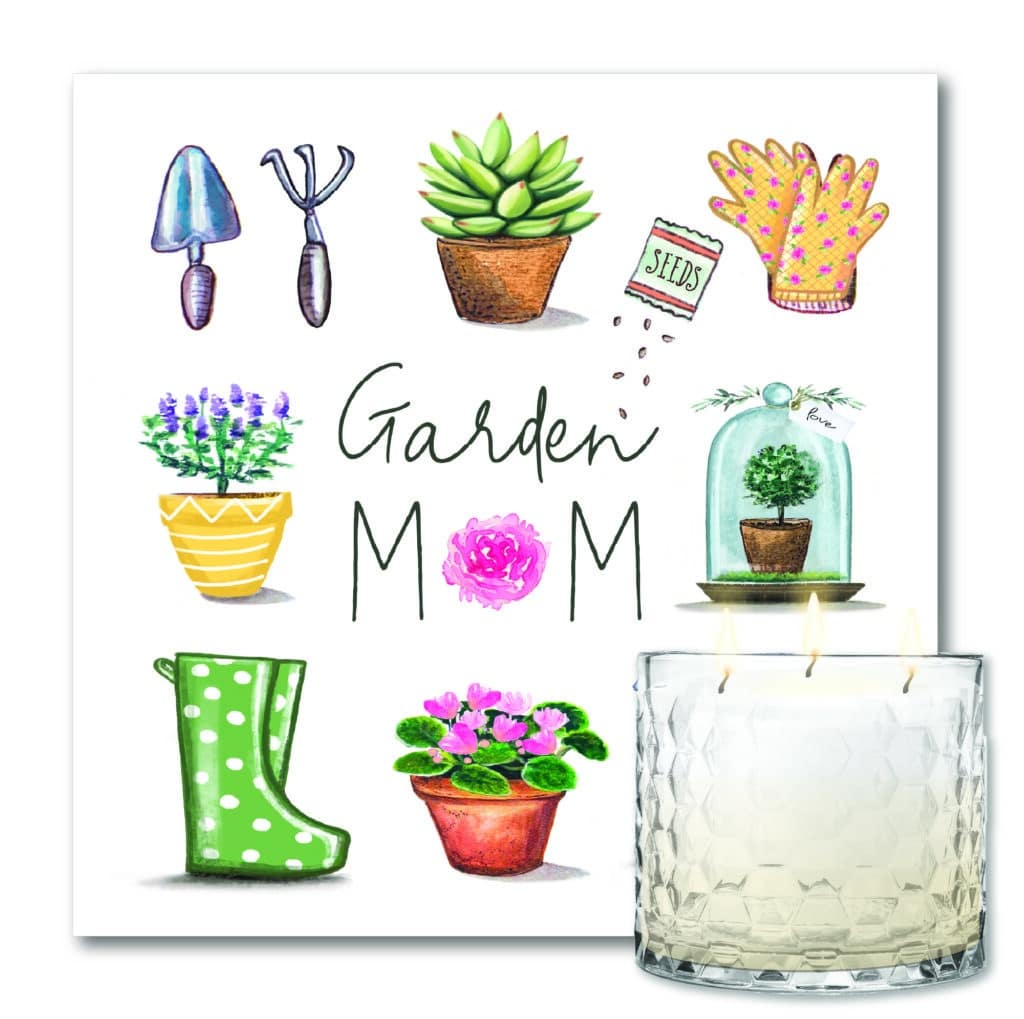 Citronella Soy Wax Candle & Garden Mom Artboard Patio Set